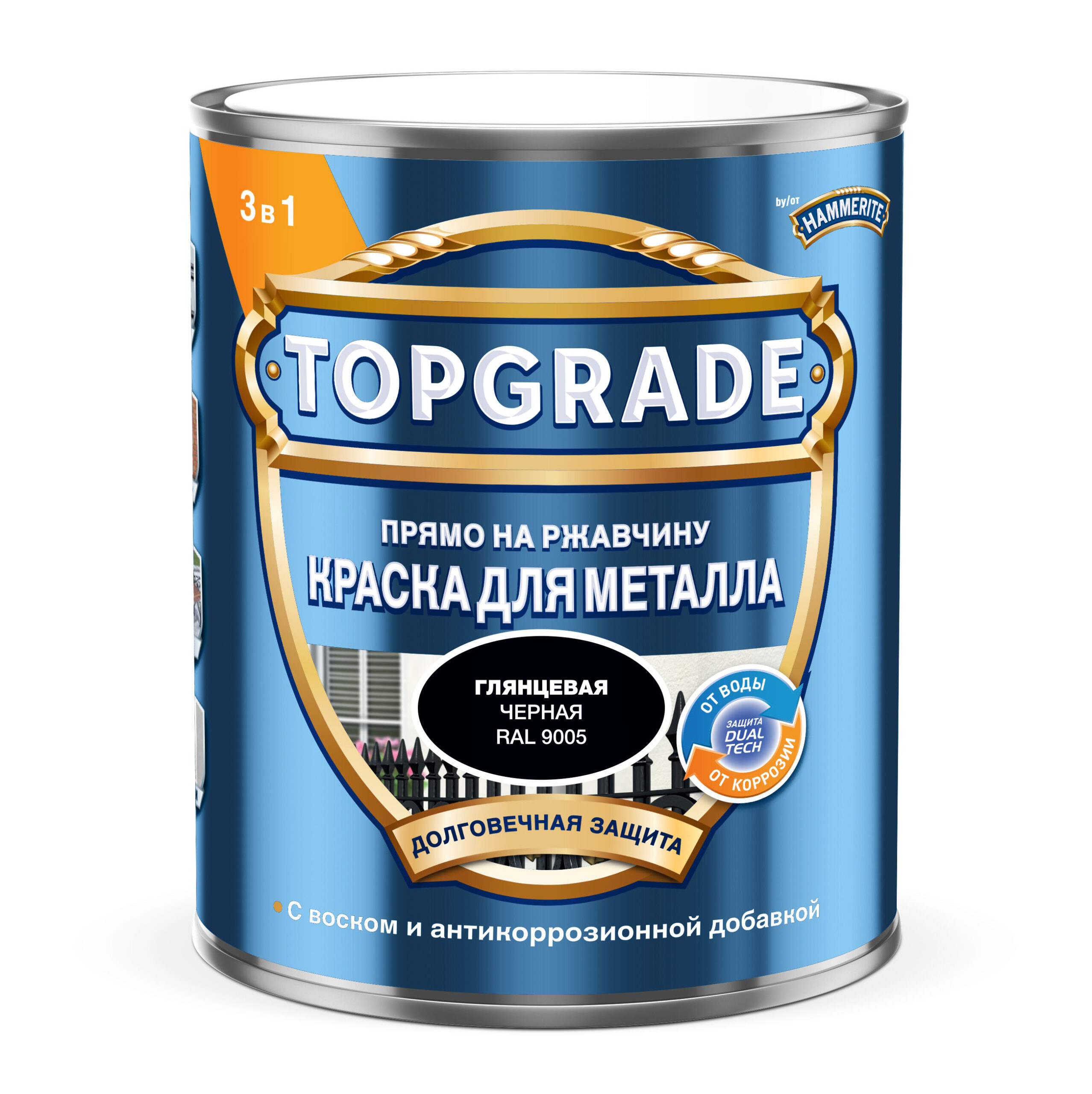 TG Гладкая RAL9005 Черная 0,75л