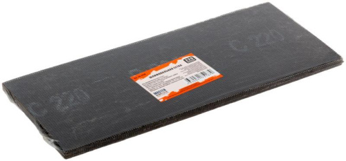 Шлифовальная сетка, 10 листов,зернистость220, 115*280 мм, карбид кремния