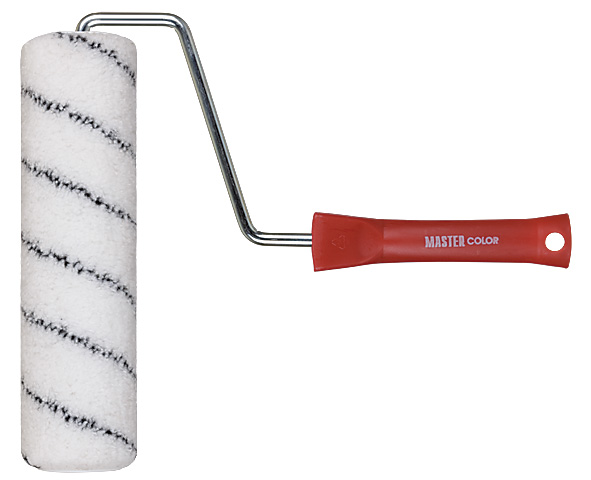 Ролик, 25 см, ядро 47, спец. полиэстр, ворс 13 мм, 8 мм ручка.