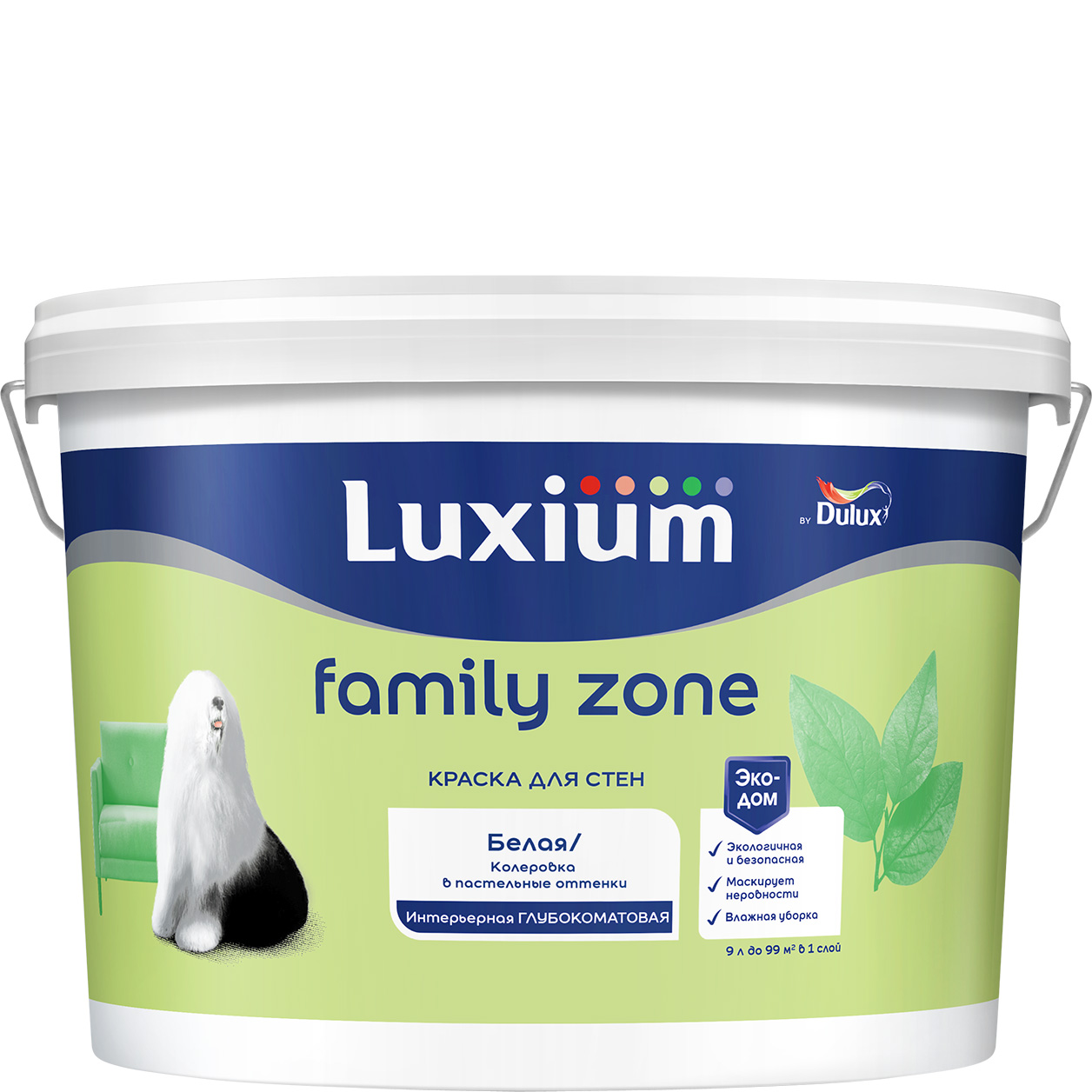 Краска Luxium Family Zone г/мат BW 9л