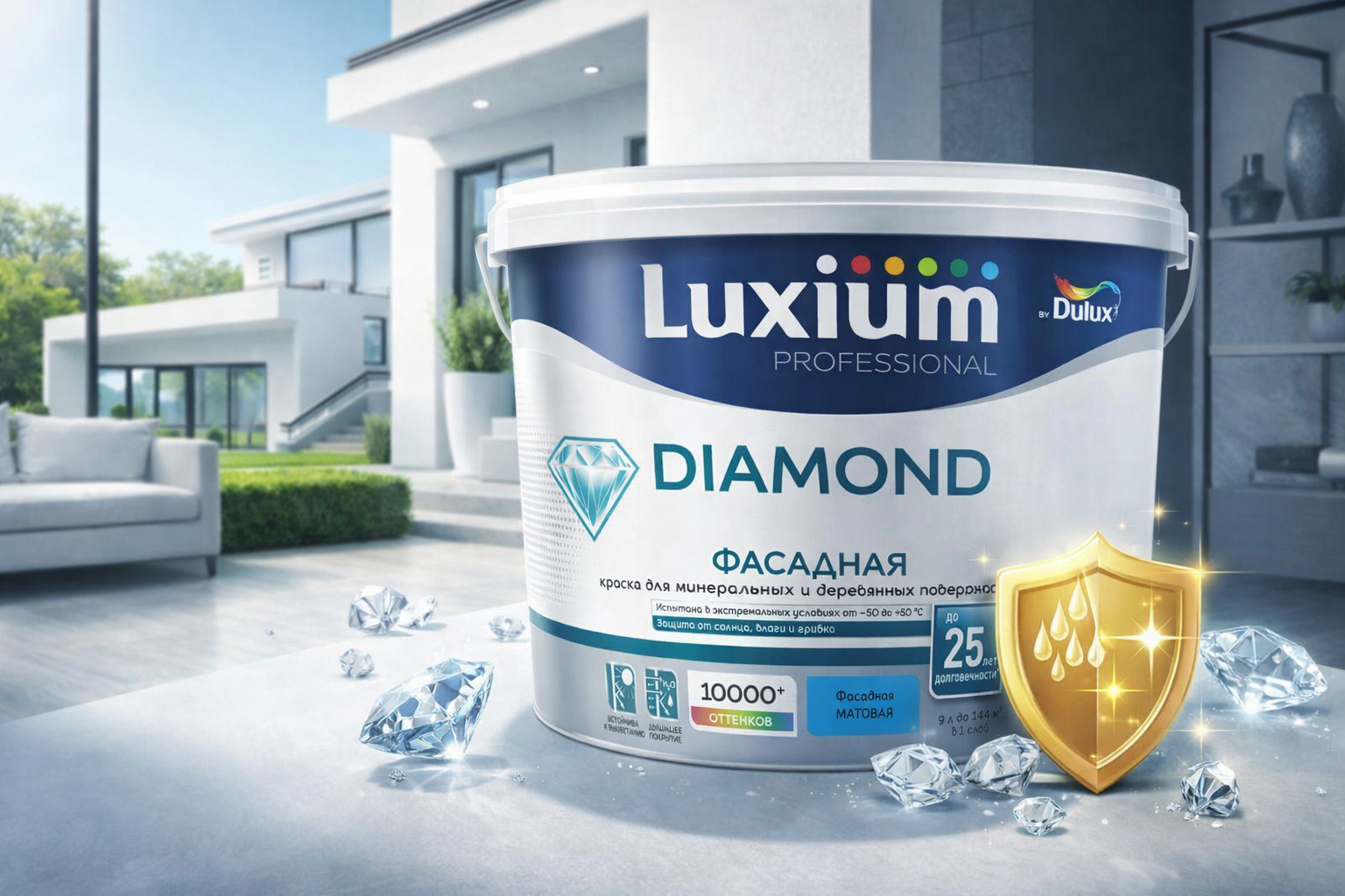 Dulux Diamond Facade: долговечная защита фасада