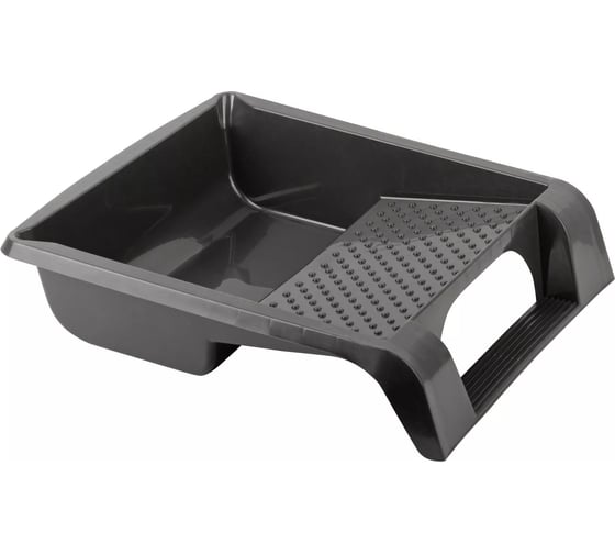 Ванночка для краски 395 х 346 мм (черная) с педалью для фиксации