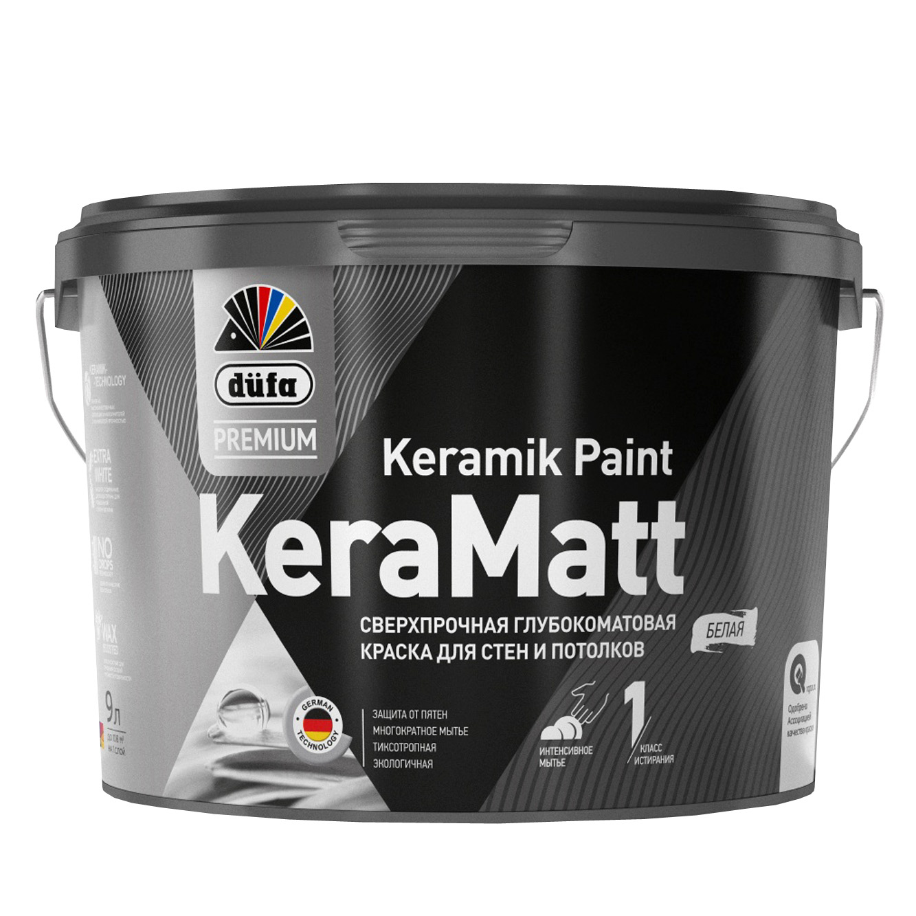 "DufaPremium" ВД краска KeraMatt  база1  9л