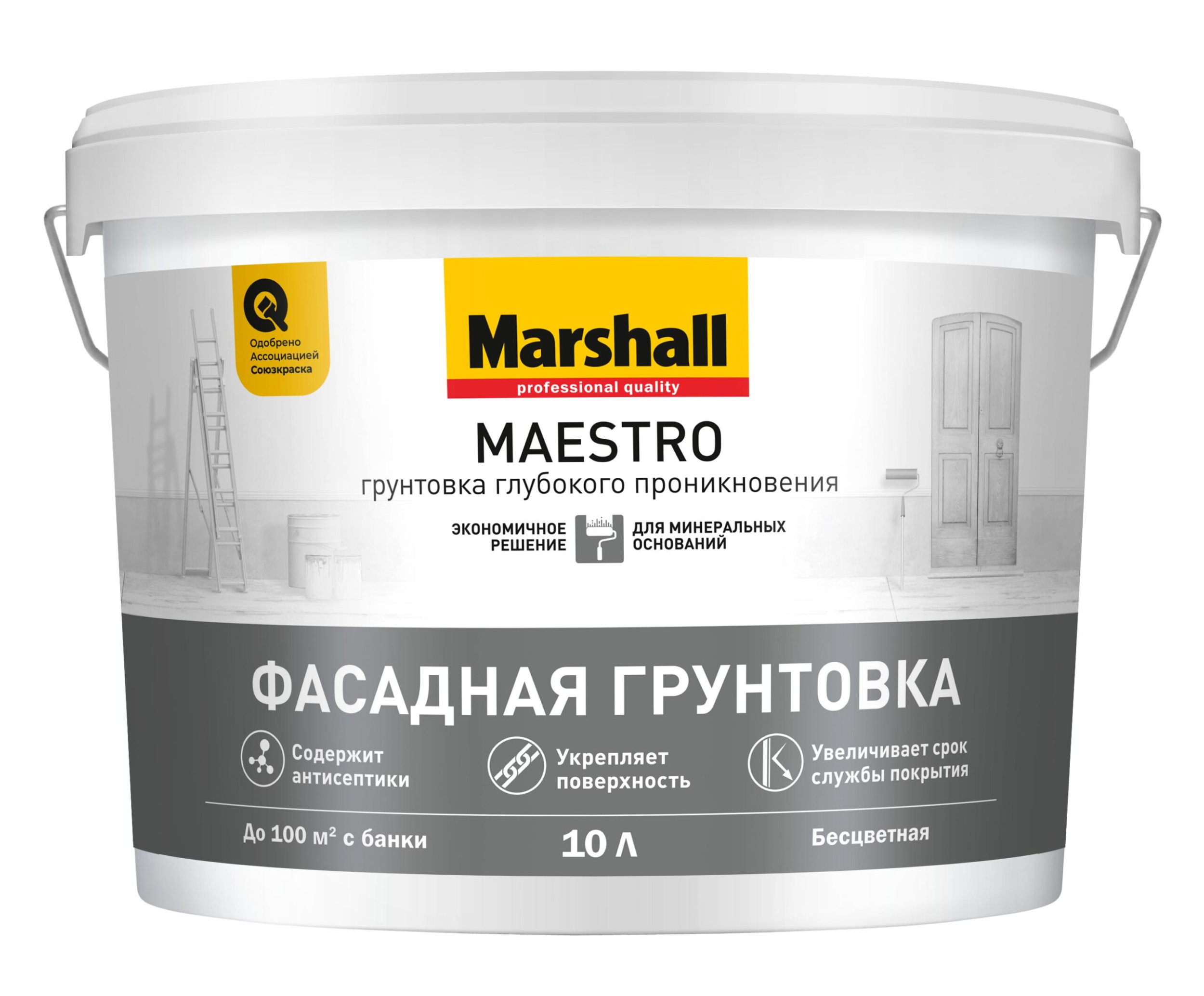 MAESTRO фасадная грунтовка 10л, 10л