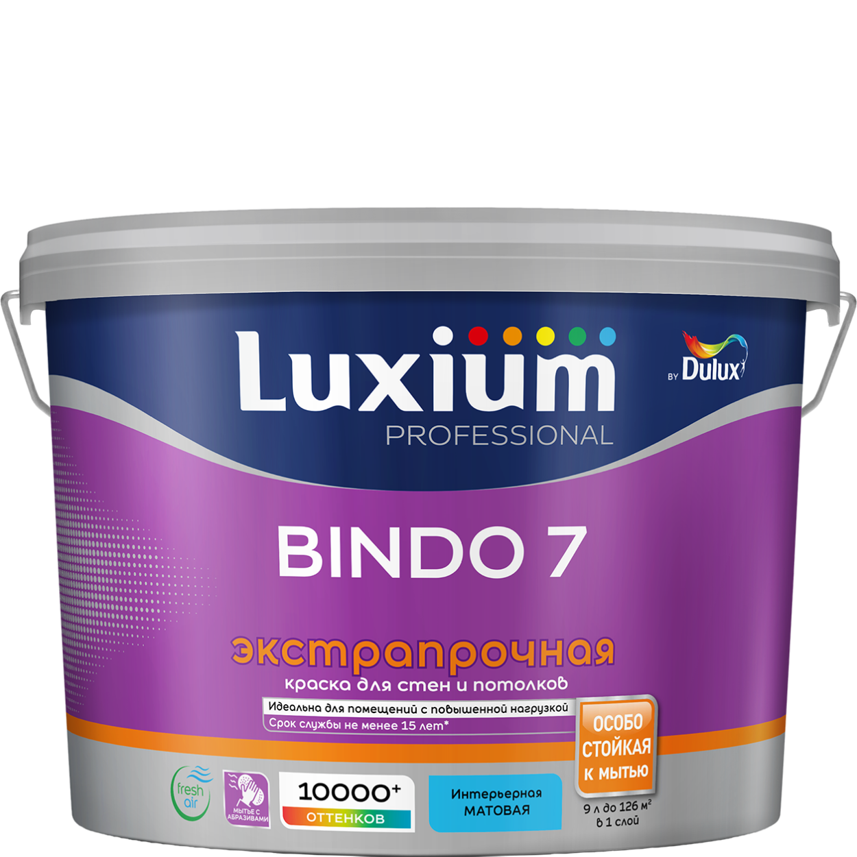 Краска Luxium Prof  Bindo 7 мт BC 9л